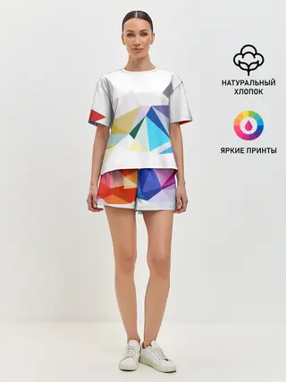 Женская пижама с шортами / GEOMETRY