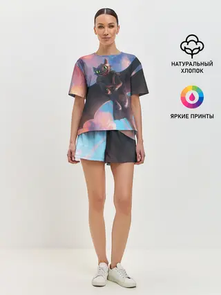 Женская пижама с шортами / Беззубик