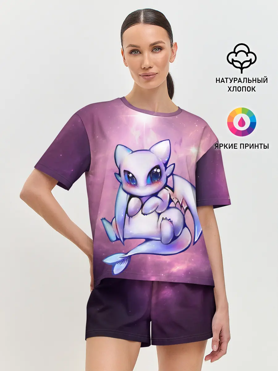 Женская пижама с шортами / дневная фурия