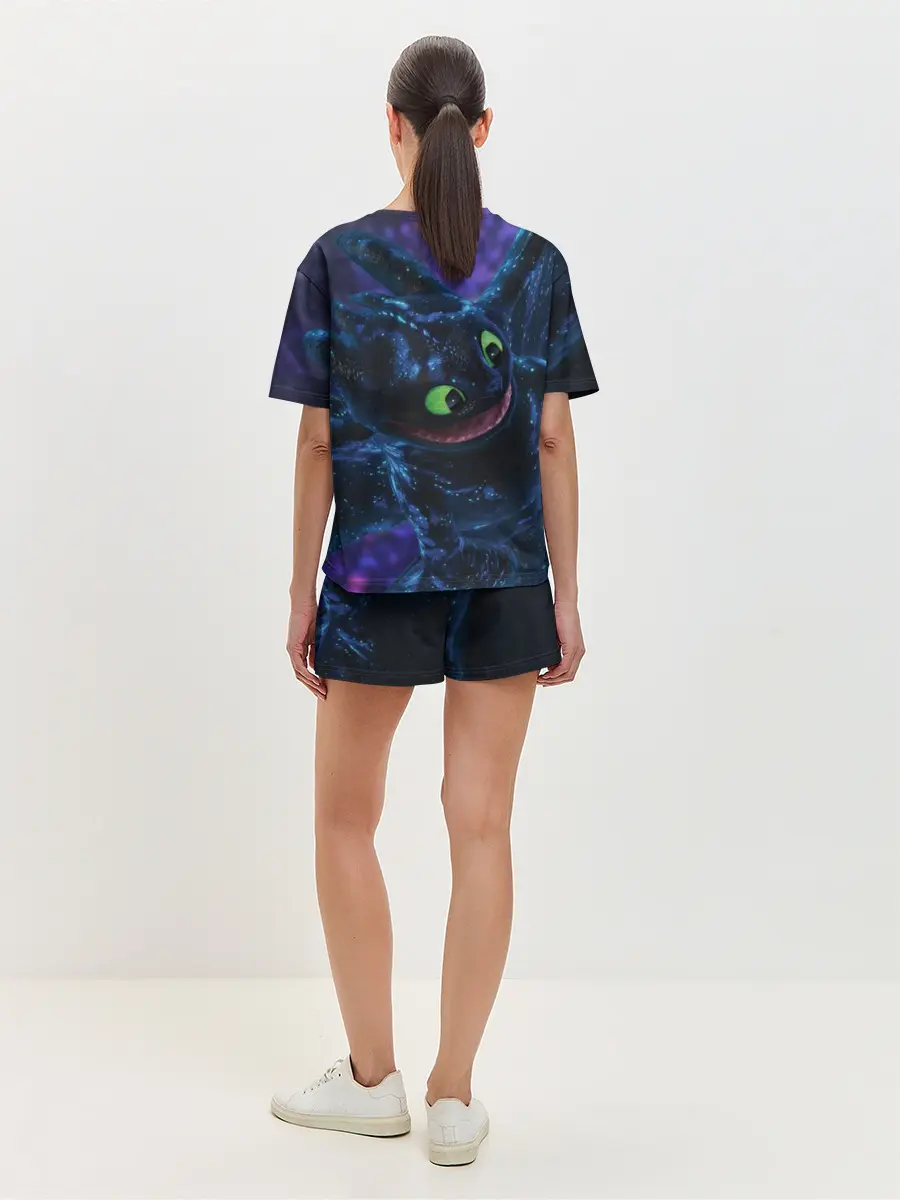 Женская пижама с шортами / Как приручить дракона