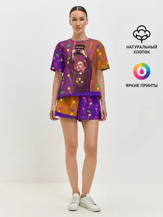 Женская пижама с шортами / Gone.Fludd