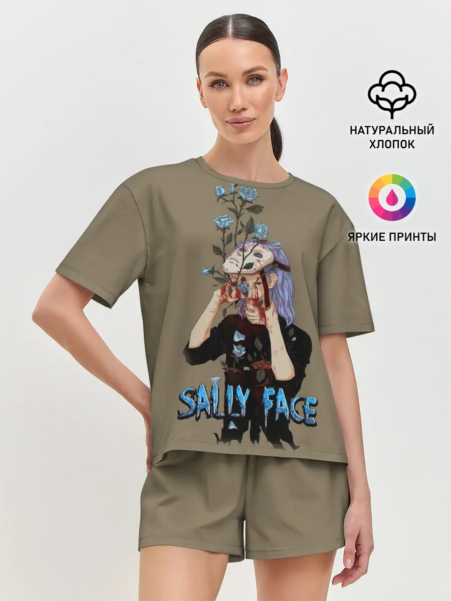 Женская пижама с шортами / Sally Face