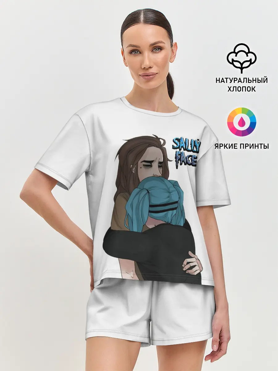 Женская пижама с шортами / Sally Face