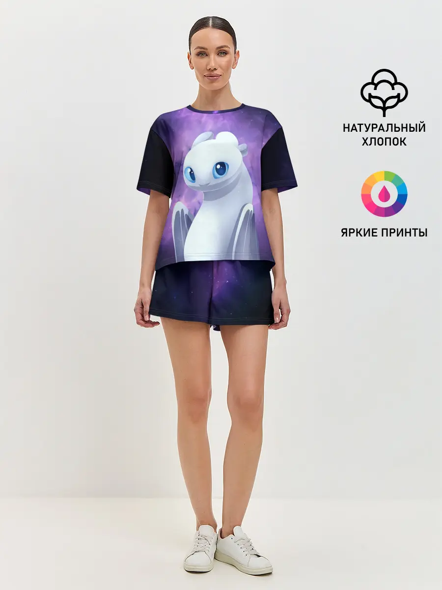 Женская пижама с шортами / дневная фурия