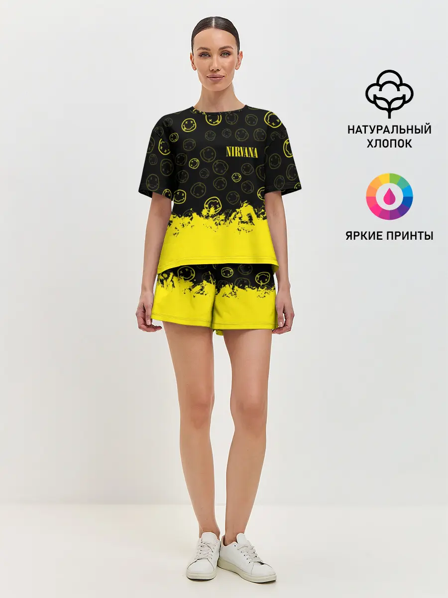 Женская пижама с шортами / NIRVANA