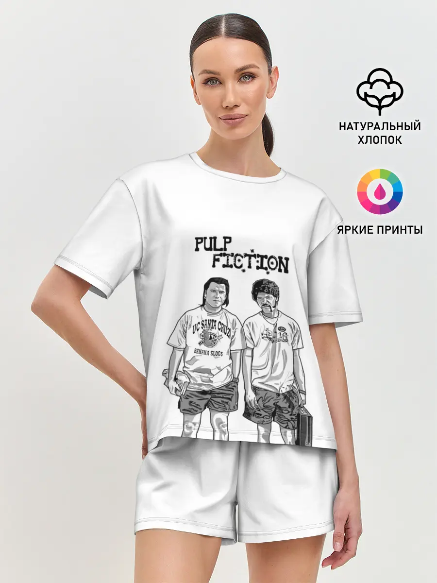 Женская пижама с шортами / Pulp Fiction