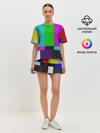 Женская пижама с шортами / Настроечная таблица