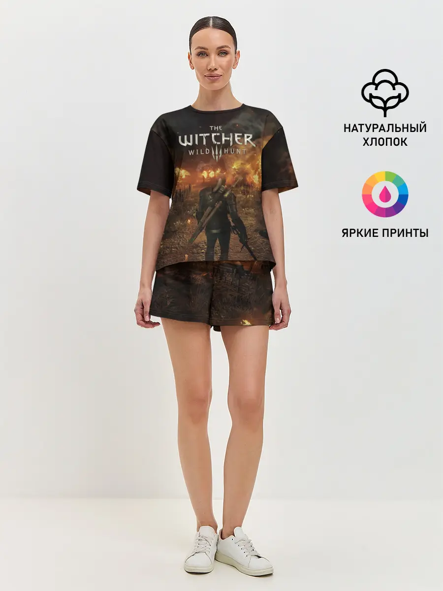 Женская пижама с шортами / The witcher