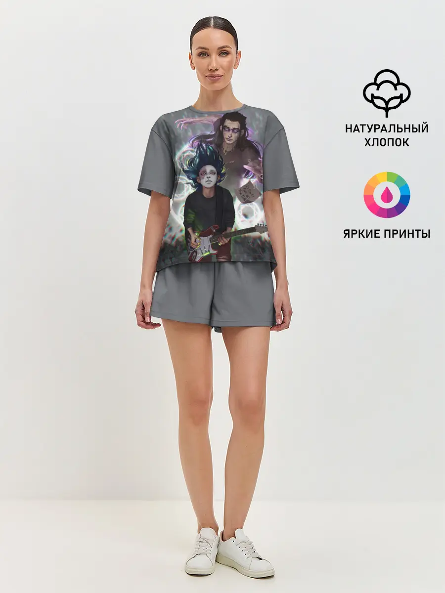 Женская пижама с шортами / Салли и Ларри