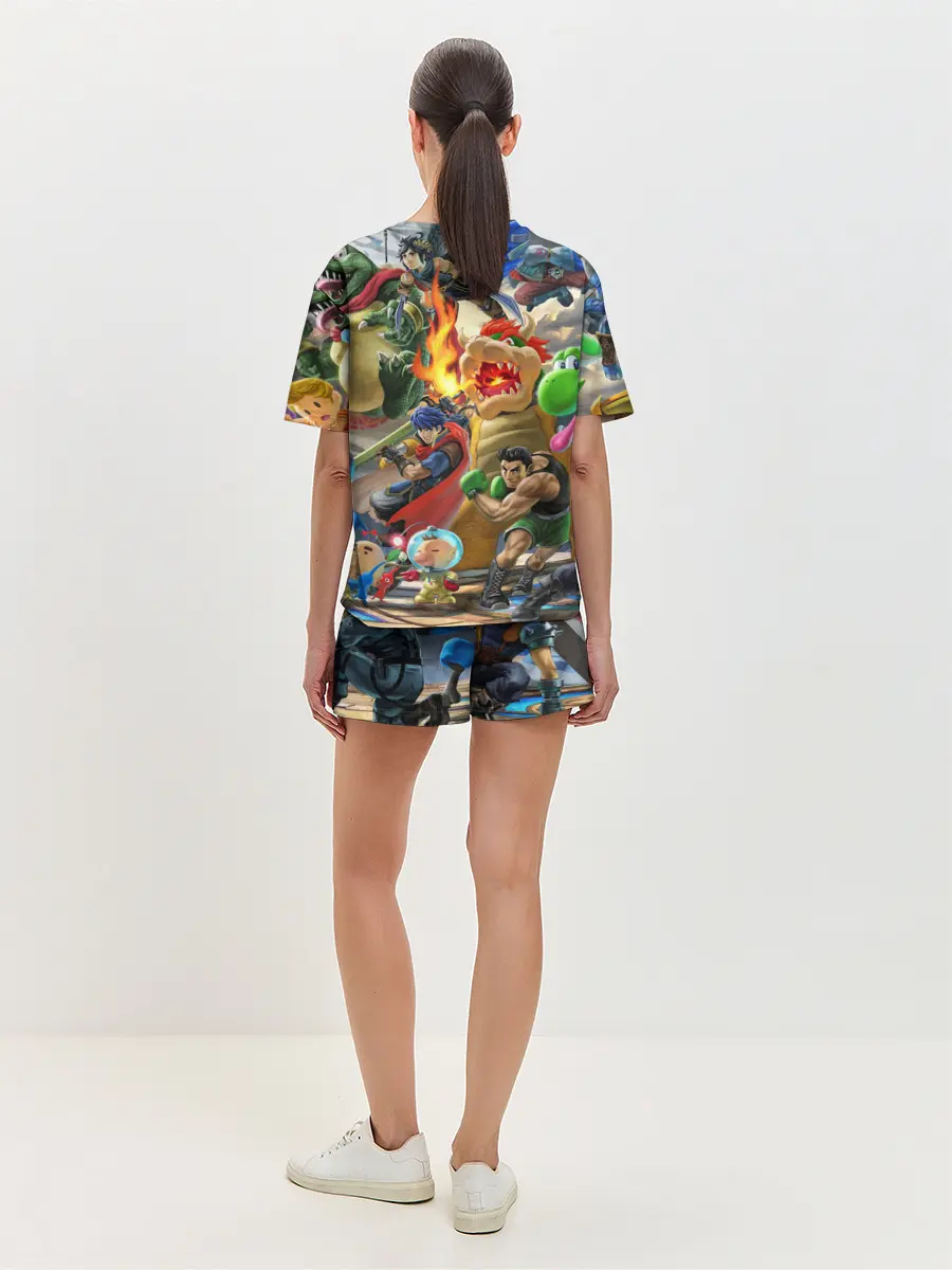 Женская пижама с шортами / Super Smash Bros ultimate