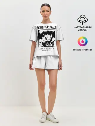 Женская пижама с шортами / Ковбой Бибоп