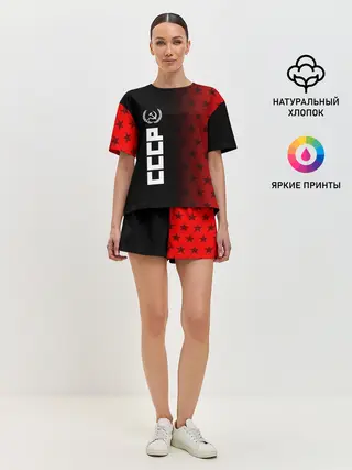 Женская пижама с шортами / СССР