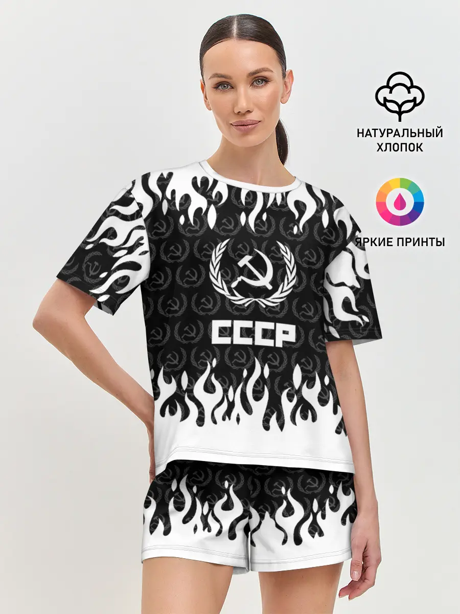 Женская пижама с шортами / СССР