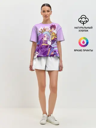 Женская пижама с шортами / No Life