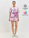 Женская пижама с шортами / аниме лапки