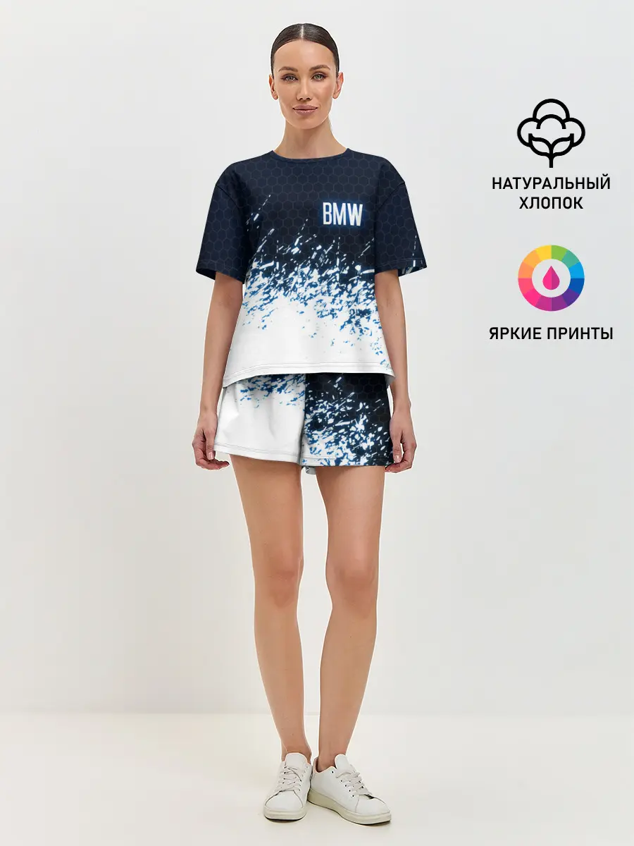 Женская пижама с шортами / BMW