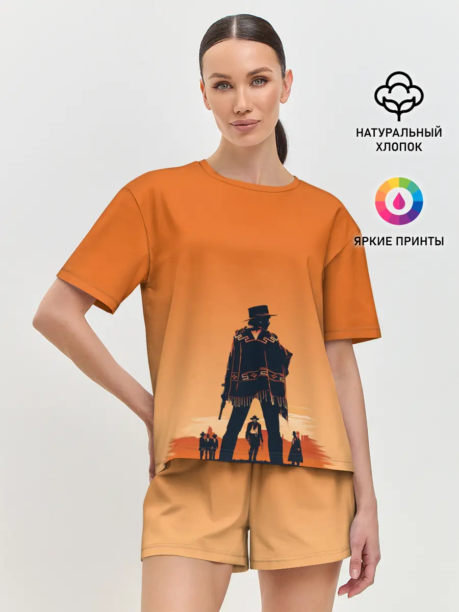 Женская пижама с шортами / Назад в будущее