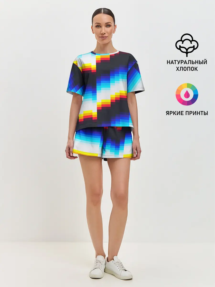 Женская пижама с шортами / pantone