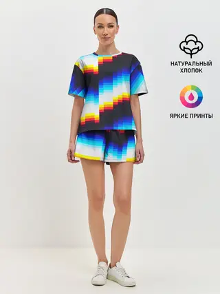 Женская пижама с шортами / pantone