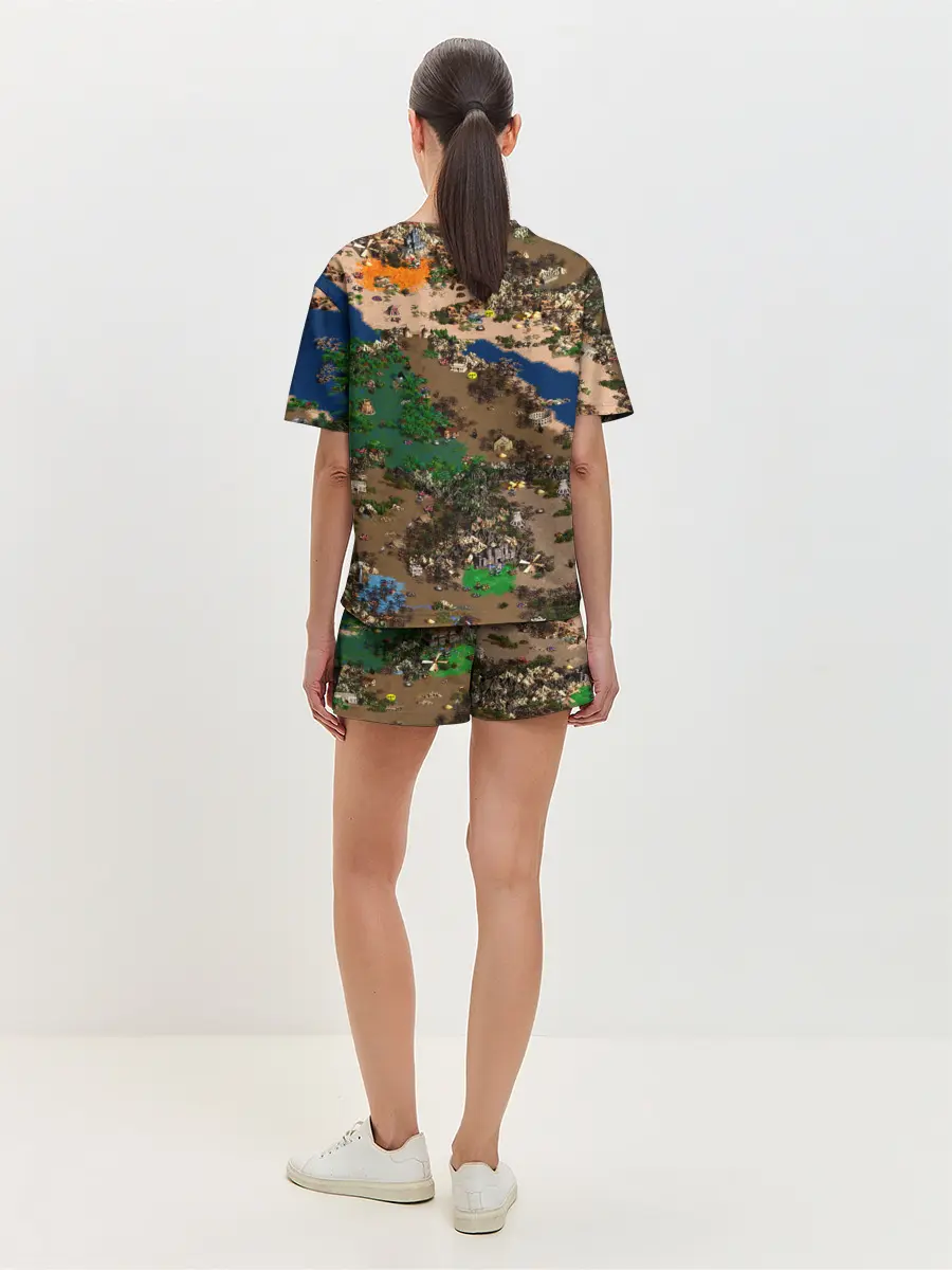 Женская пижама с шортами / Heroes style HD