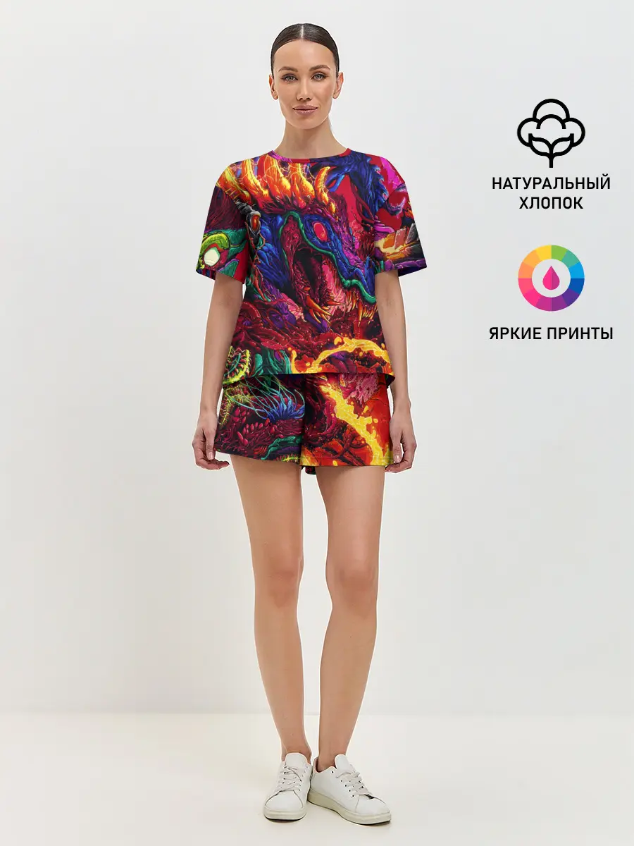 Женская пижама с шортами / Hyper Beast