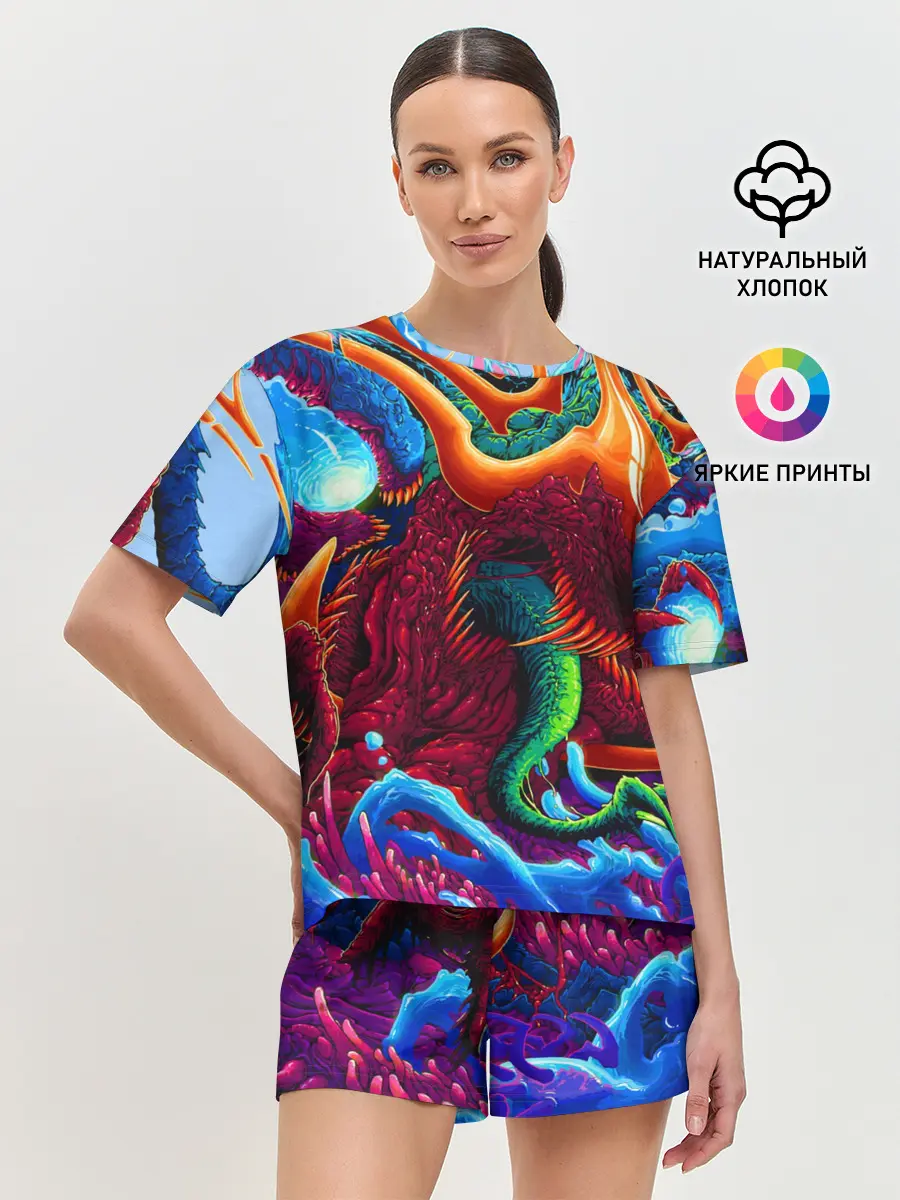 Женская пижама с шортами / Hyper Beast