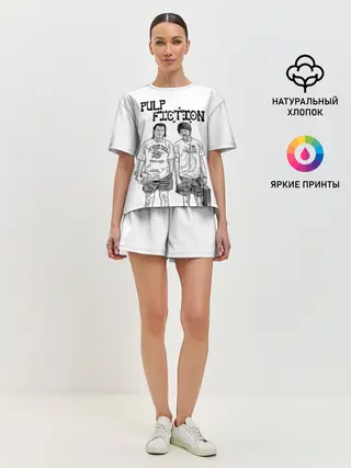 Женская пижама с шортами / Криминальное Чтиво