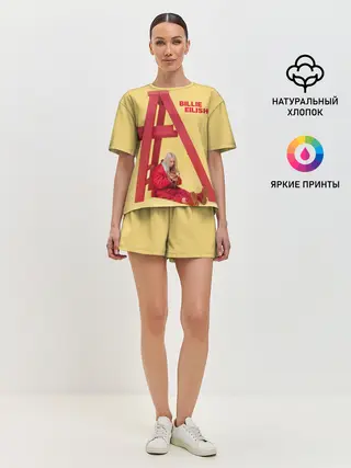 Женская пижама с шортами / Billie Eilish