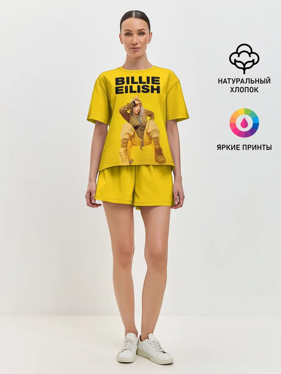 Женская пижама с шортами / Billie Eilish