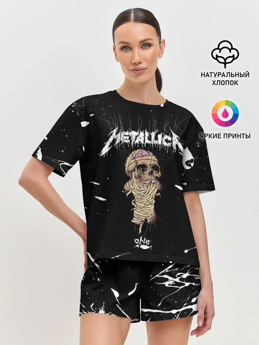 Женская пижама с шортами / METALLICA