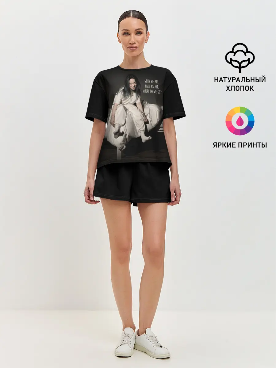 Женская пижама с шортами / Billie Eilish