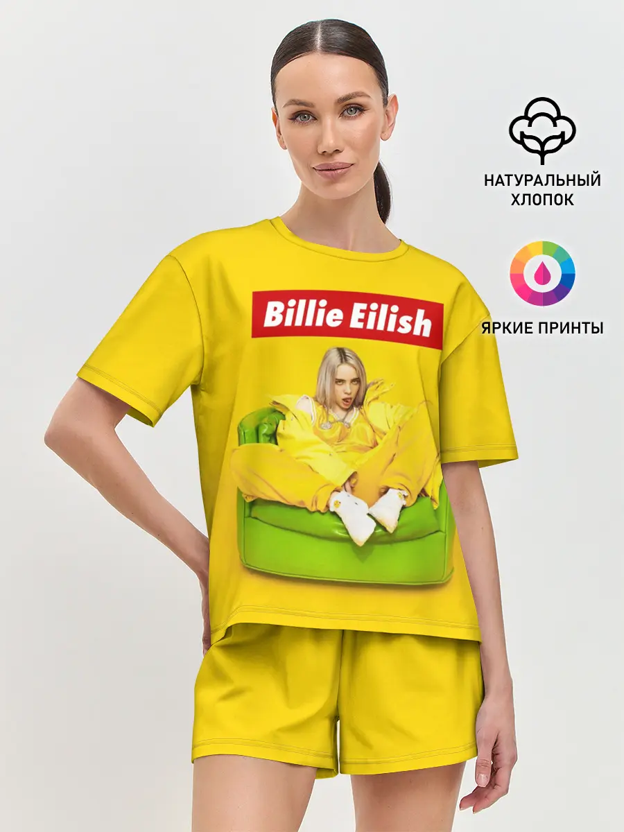 Женская пижама с шортами / Billie Eilish