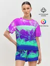 Женская пижама с шортами / color neon collection