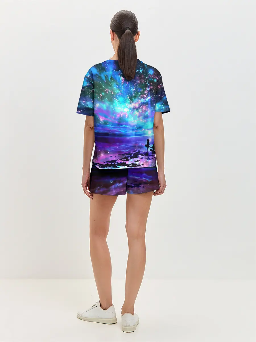 Женская пижама с шортами / Романтика