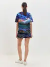 Женская пижама с шортами / Космос