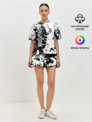 Женская пижама с шортами / JUVENTUS