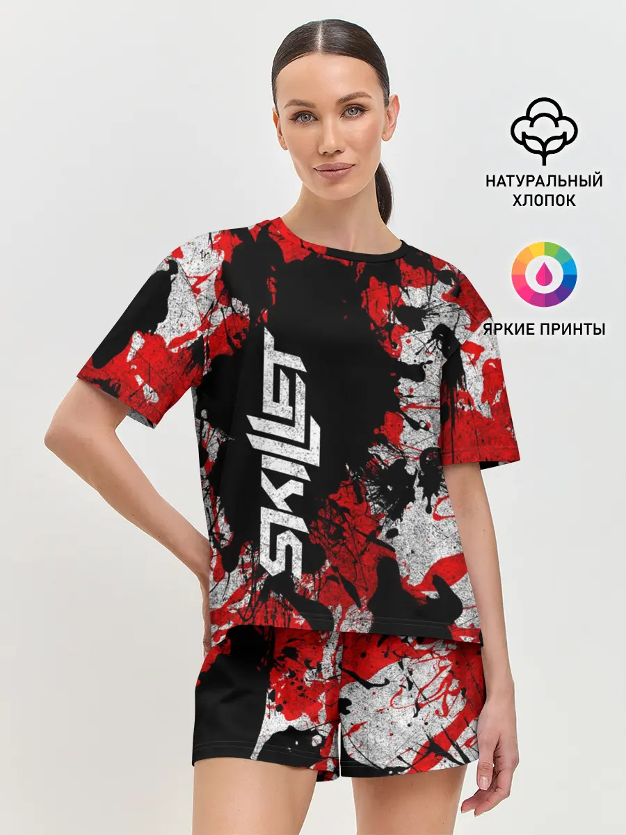 Женская пижама с шортами / SKILLET