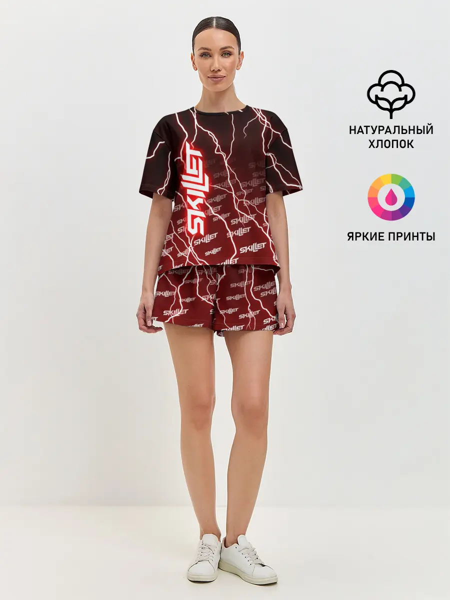 Женская пижама с шортами / SKILLET