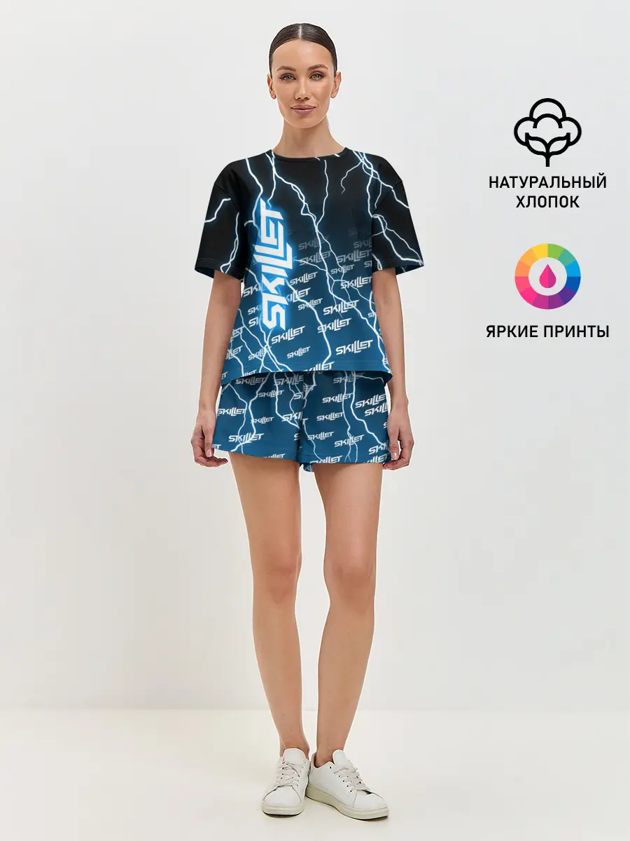 Женская пижама с шортами / SKILLET