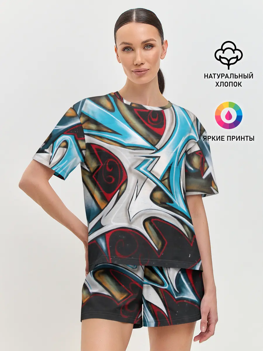 Женская пижама с шортами / Стиль улицы