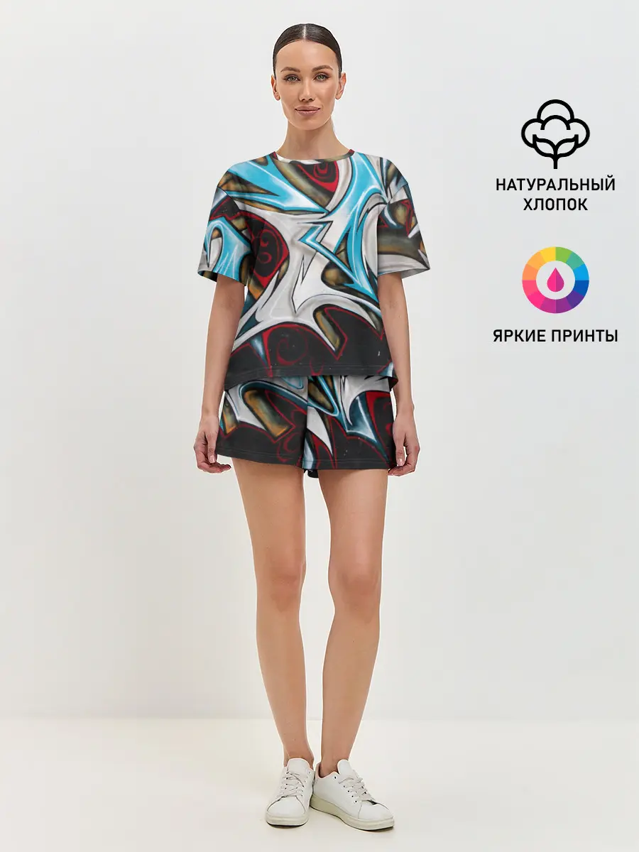 Женская пижама с шортами / Стиль улицы