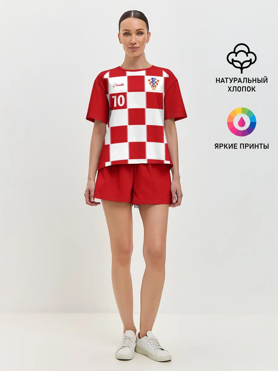 Женская пижама с шортами / Лука Модрич, Сборная Хорватии