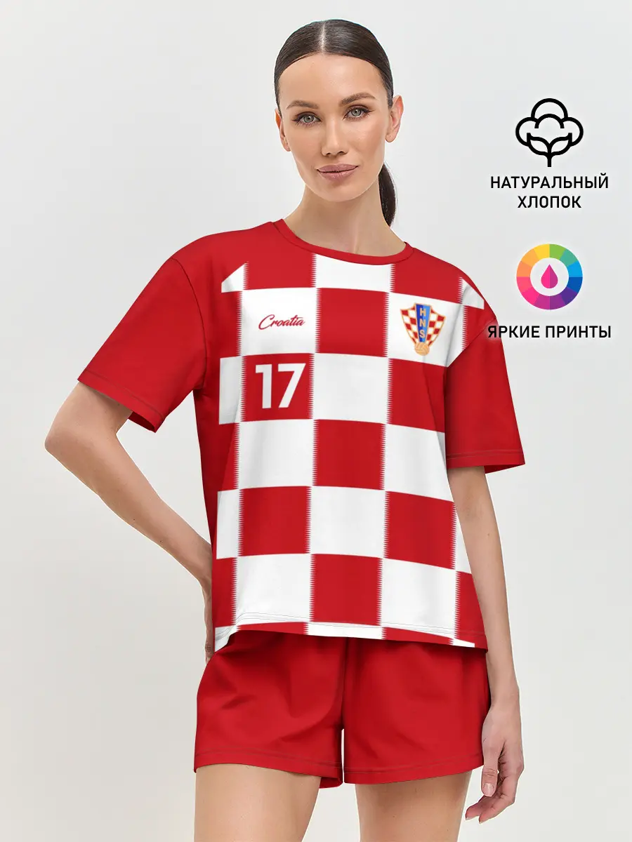 Женская пижама с шортами / Марио Манджукич