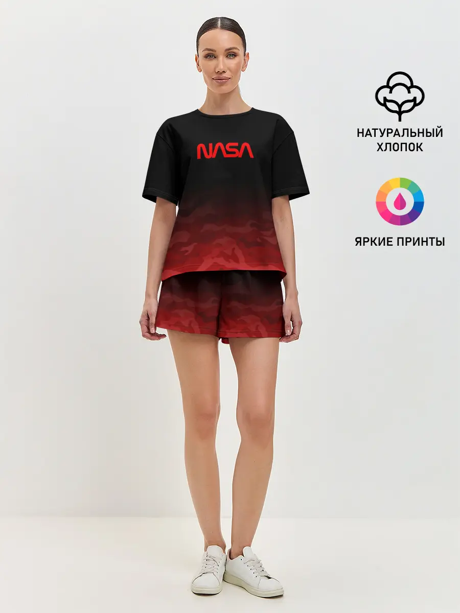 Женская пижама с шортами / NASA