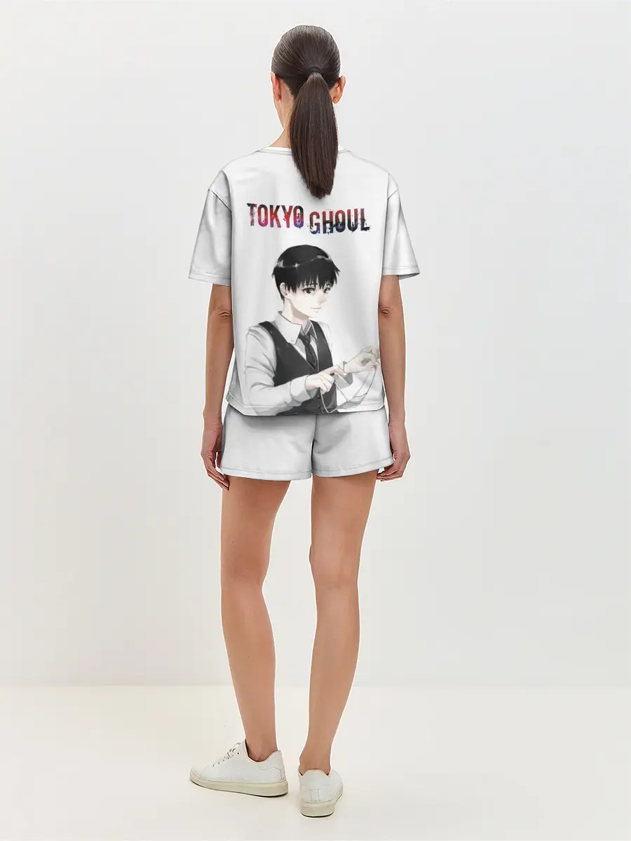 Женская пижама с шортами / Kaneki Ken в профиль