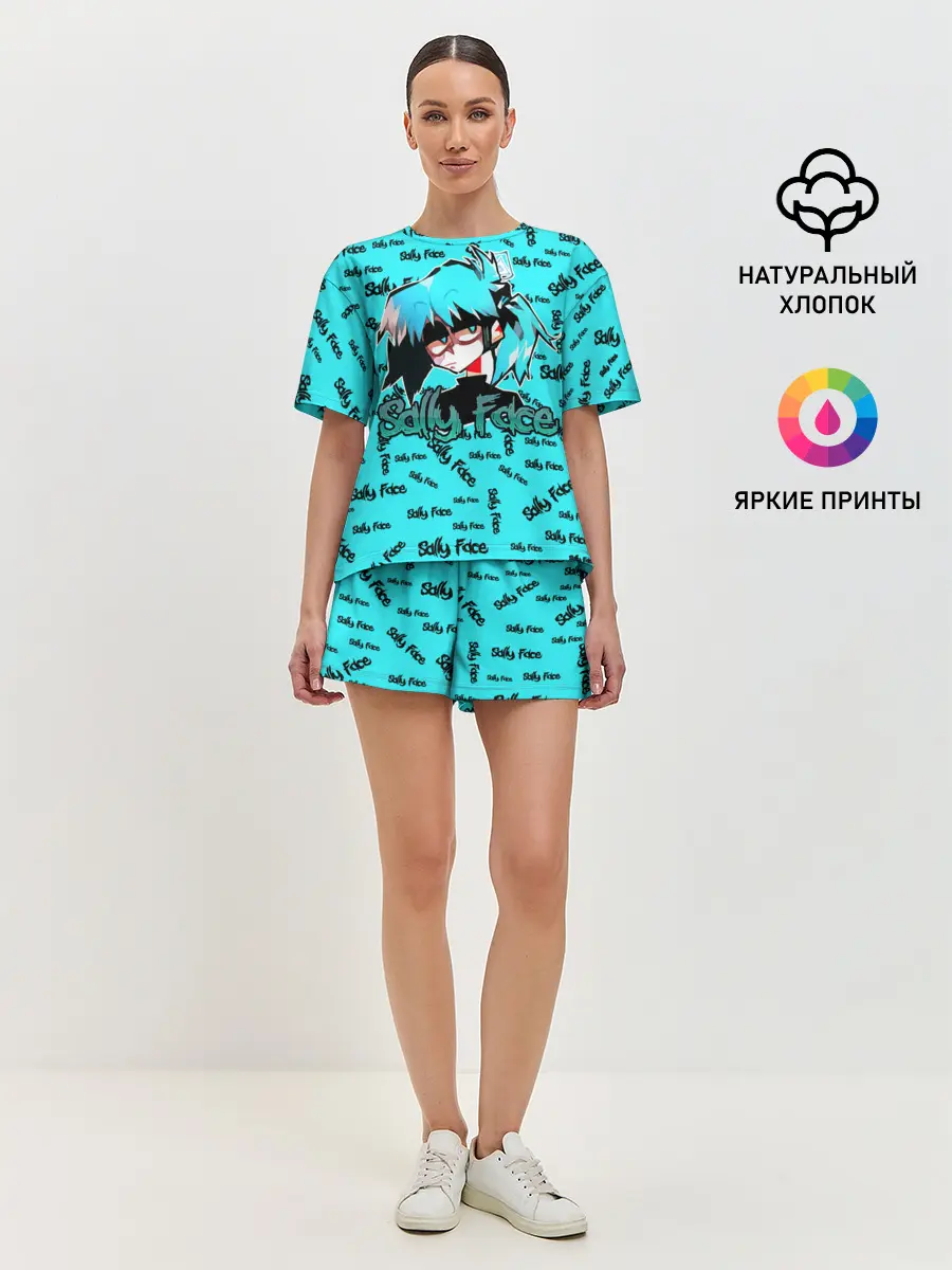Женская пижама с шортами / Sally Face