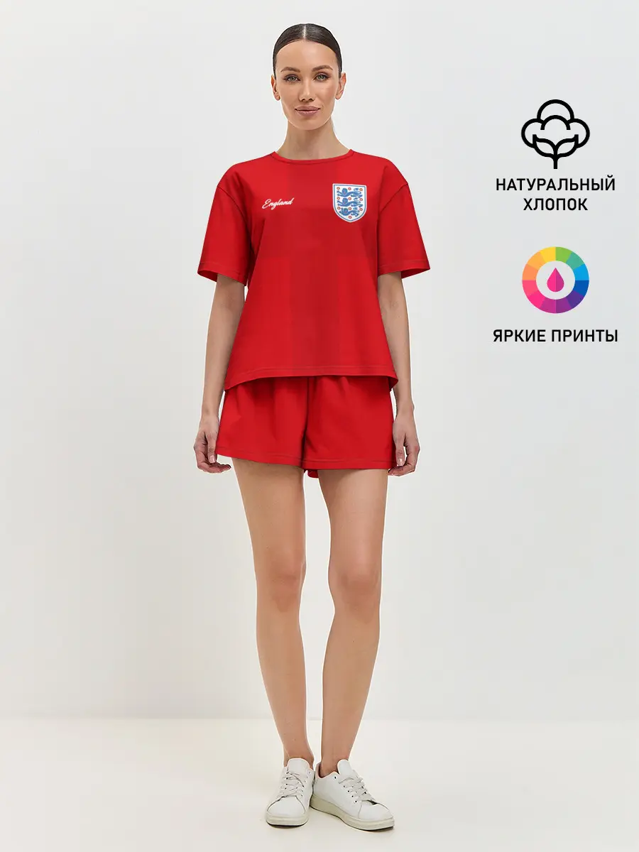 Женская пижама с шортами / Сборная Англии