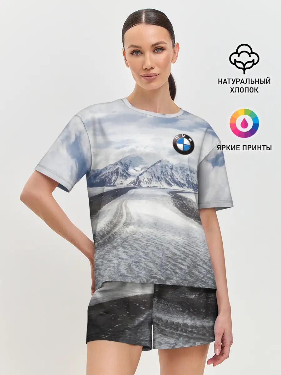 Женская пижама с шортами / BMW