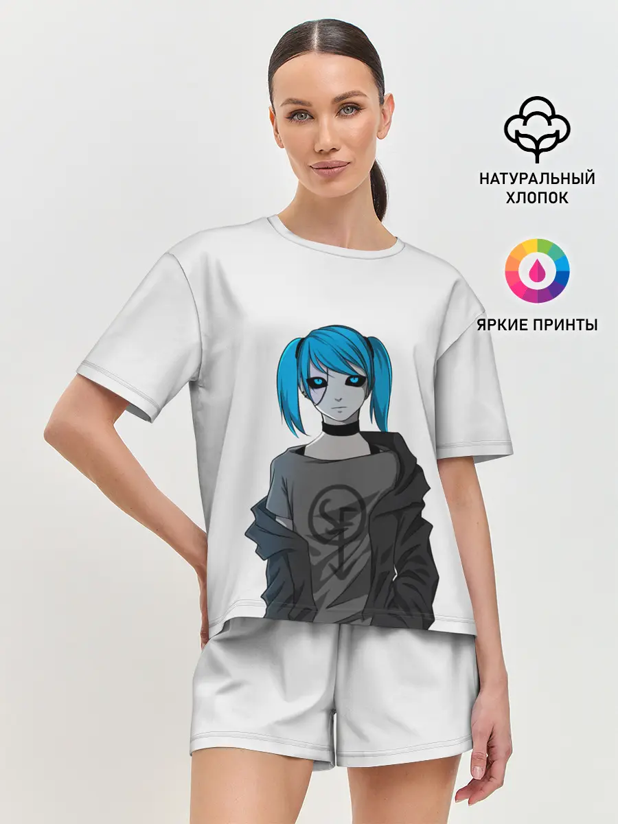 Женская пижама с шортами / Салии Фейс