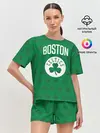 Женская пижама с шортами / Boston Celtics